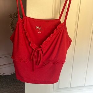 Pacsun red crop top